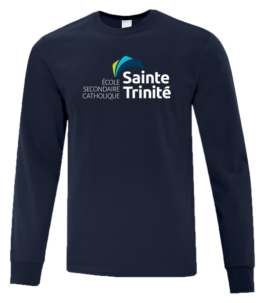 Sainte Trinité Adult Cotton Long Sleeve with Printed Logo