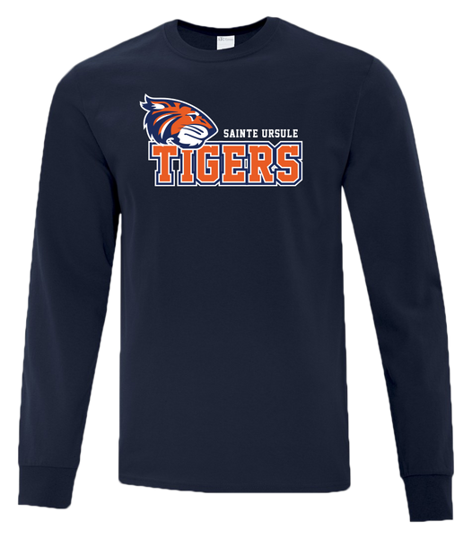 Sainte-Ursule Youth Cotton Long Sleeve with Printed Logo