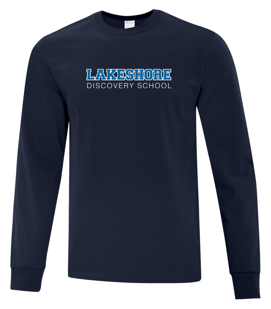 Lakeshore Discovery Adult Cotton Long Sleeve with Printed Logo