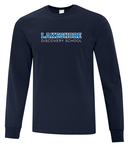 Lakeshore Discovery Adult Cotton Long Sleeve with Printed Logo