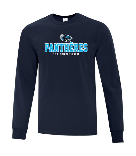 Pantheres Youth Cotton Long Sleeve with Printed Logo