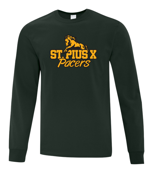 Pacers Adult Cotton Long Sleeve with Printed Logo