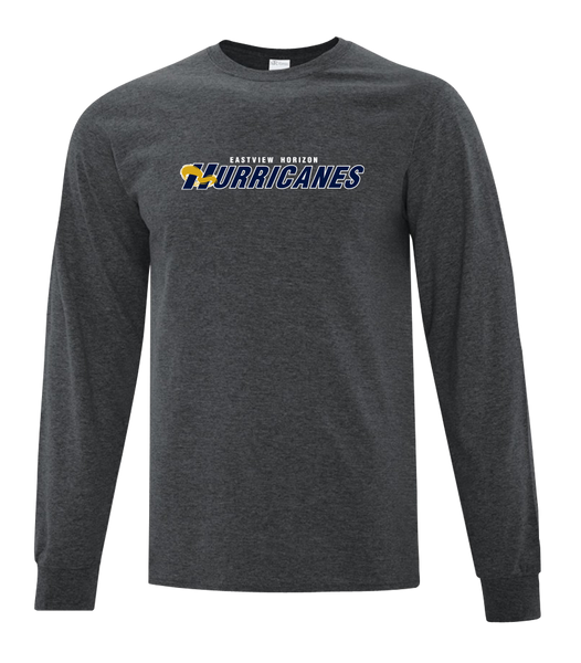 Eastview Horizon Hurricanes Youth Cotton Long Sleeve with Printed Logo