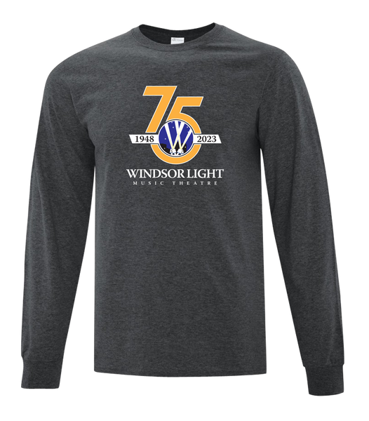 Windsor Light Music Theatre 75th Anniversary Youth Cotton Long Sleeve with Printed Logo