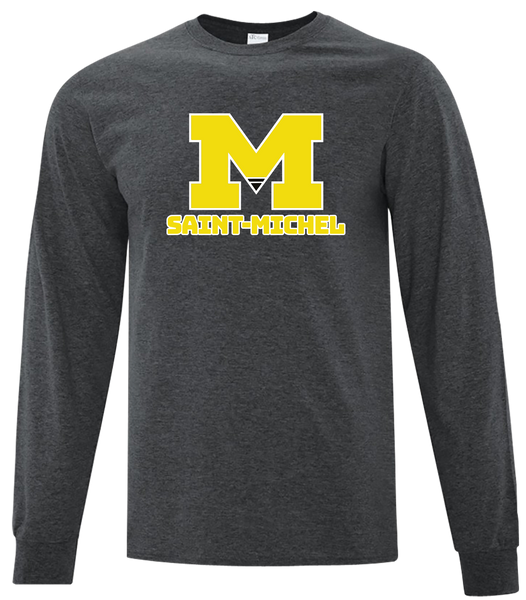 Saint-Michel Adult Cotton Long Sleeve with Printed Logo
