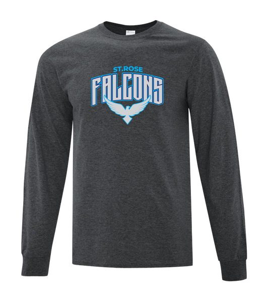St. Rose Adult Cotton Long Sleeve with Printed Logo