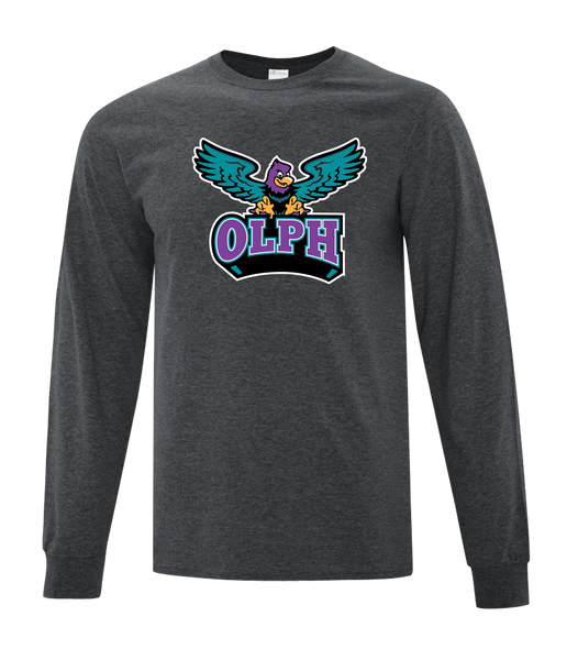 OLPH Adult Cotton Long Sleeve with Printed Logo