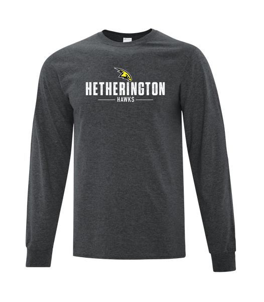 Hetherington Youth Cotton Long Sleeve with Printed Logo