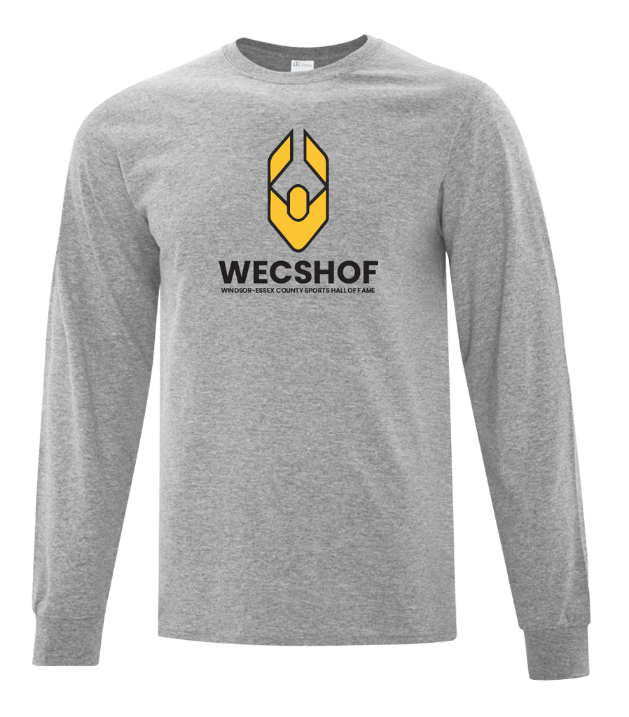 Windsor Essex Sports Hall Of Fame Adult Cotton Long Sleeve with Printed Logo