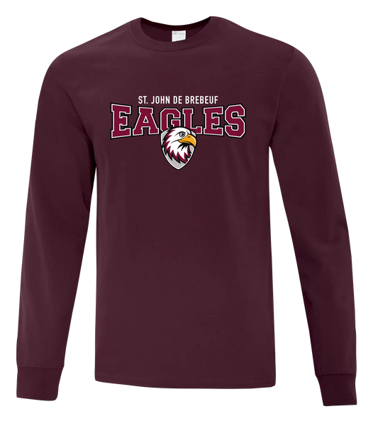 St. John de Brebeuf Adult Cotton Long Sleeve with Printed Logo