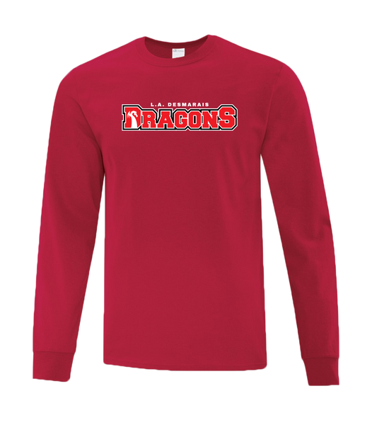 LAD Dragons Adult Cotton Long Sleeve with Printed Logo