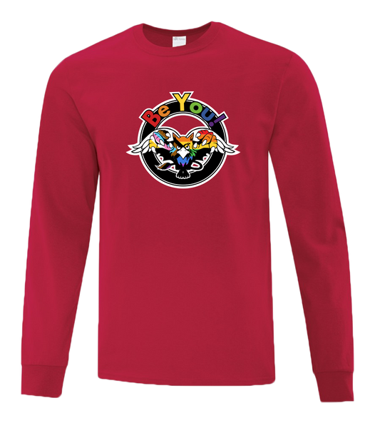 Glenwood "Be You" Adult Cotton Long Sleeve with Printed Logo