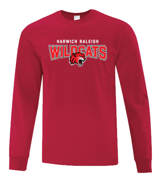 Harwich Raleigh Adult Cotton Long Sleeve with Printed Logo