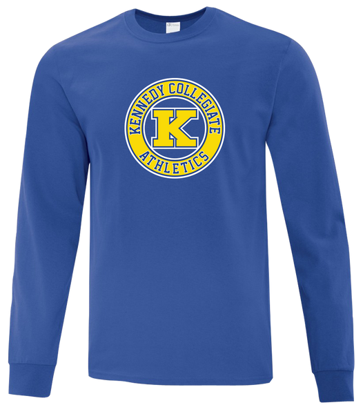 Kennedy Athletics Adult Cotton Long Sleeve with Printed Logo