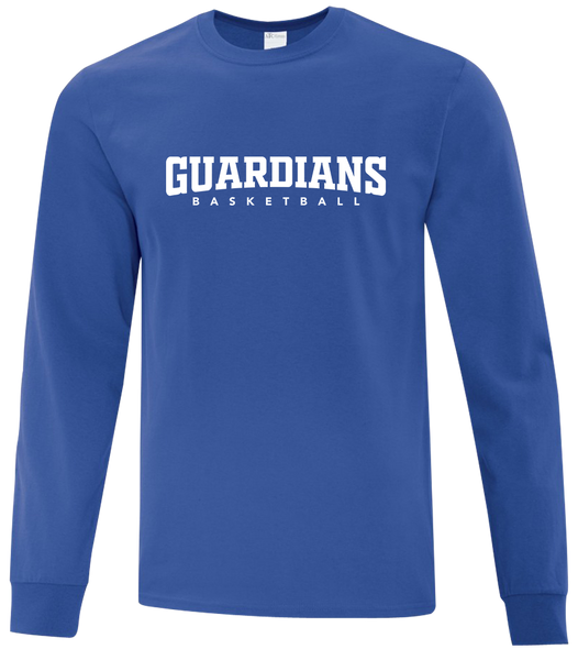Guardians Basketball Youth Cotton Long Sleeve with Printed Logo