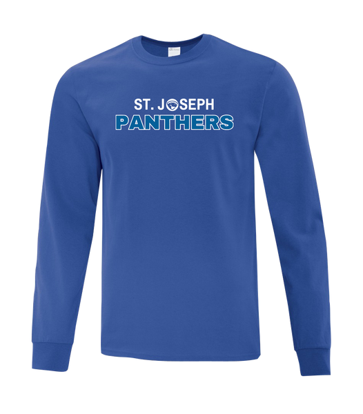 St. Joseph Adult Cotton Long Sleeve with Printed Logo