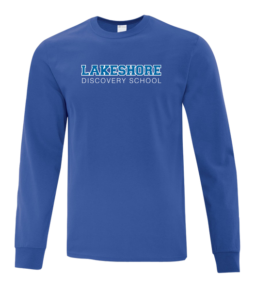 Lakeshore Discovery Youth Cotton Long Sleeve with Printed Logo