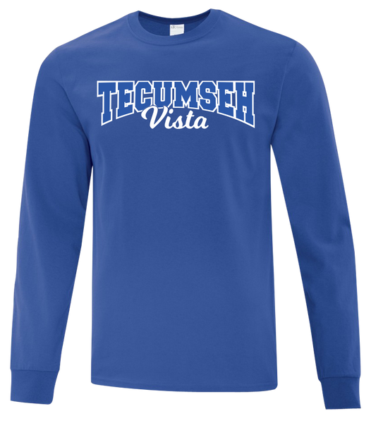 Tecumseh Vista Adult Cotton Long Sleeve with Printed Logo