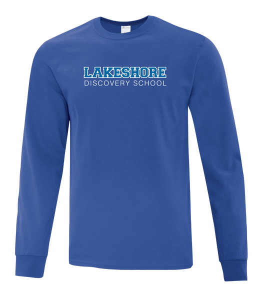 Lakeshore Discovery Adult Cotton Long Sleeve with Printed Logo