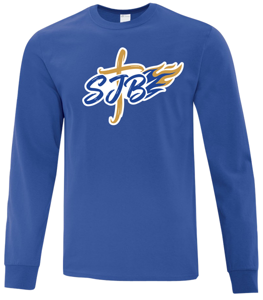 St. John the Baptist Adult Cotton Long Sleeve with Printed Logo