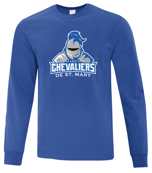 Les Chevaliers De St. Mary Youth Cotton Long Sleeve with Printed Logo