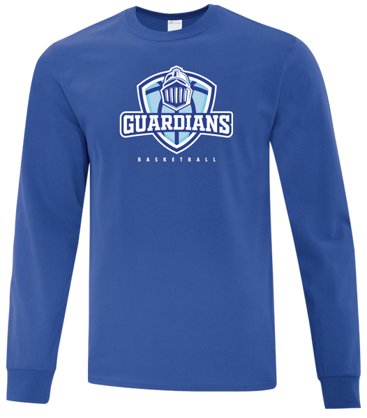 Lasalle Guardians Adult Cotton Long Sleeve with Printed Logo