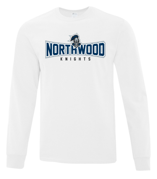 Northwood Knights Youth Cotton Long Sleeve with Printed Logo