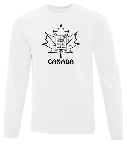 Lakeshore Karate Canada Youth Cotton Long Sleeve with Printed Logo