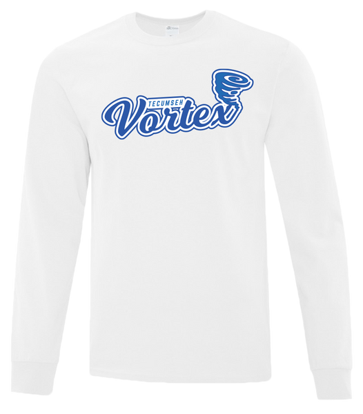 Tecumseh Vortex Adult Cotton Long Sleeve with Printed Logo