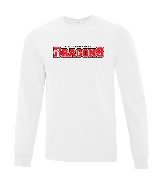 LAD Dragons Adult Cotton Long Sleeve with Printed Logo