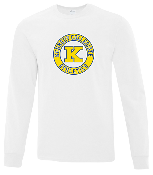 Kennedy Athletics Adult Cotton Long Sleeve with Printed Logo