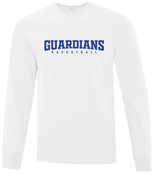 Guardians Basketball Youth Cotton Long Sleeve with Printed Logo