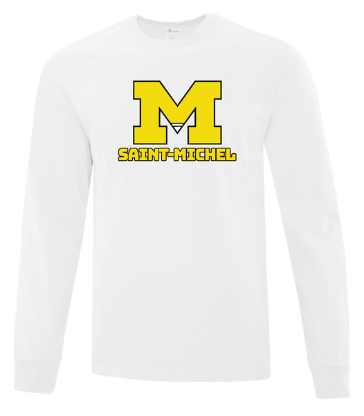 Saint-Michel Adult Cotton Long Sleeve with Printed Logo