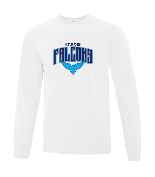 St. Rose Adult Cotton Long Sleeve with Printed Logo