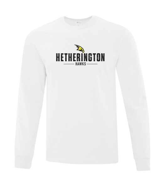 Hetherington Adult Cotton Long Sleeve with Printed Logo