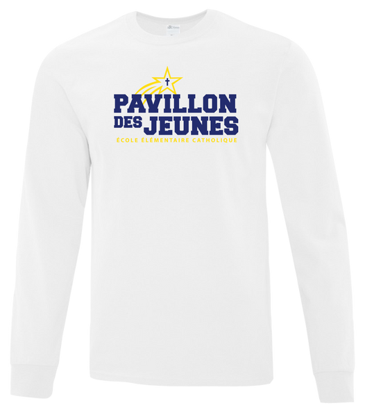 Pavillon Des Jeunes Youth Cotton Long Sleeve with Printed Logo