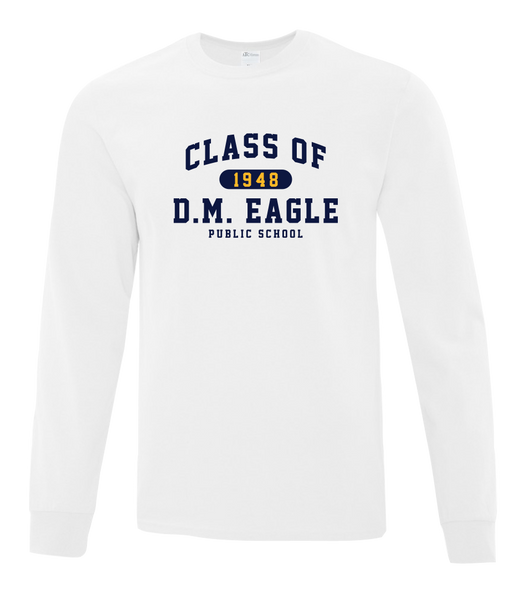 DM Eagle Alumni Adult Cotton Long Sleeve with Printed Logo