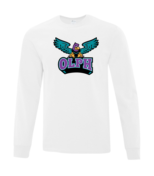 OLPH Adult Cotton Long Sleeve with Printed Logo