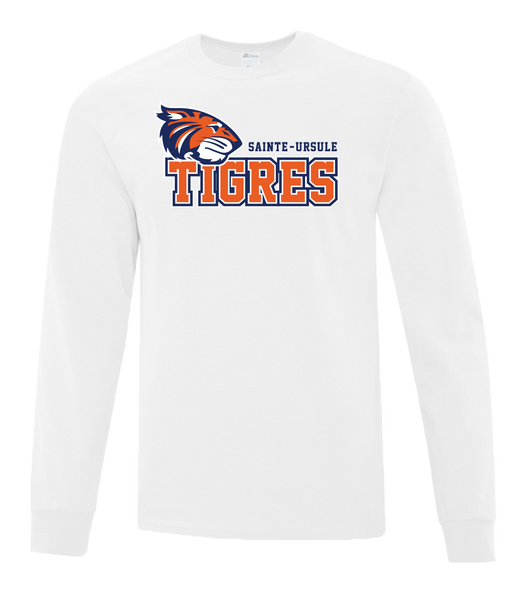 Sainte-Ursule Youth Cotton Long Sleeve with Printed Logo