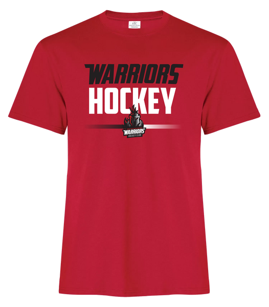 Warrior Hockey Youth Cotton T-Shirt with Printed Logo
