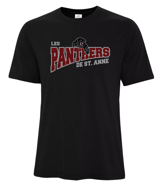 St. Anne Panthers Adult Cotton T-Shirt with Printed logo