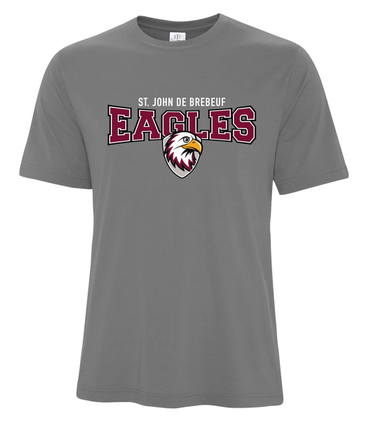 St. John de Brebeuf Adult Pro Spun T-Shirt with Printed Logo