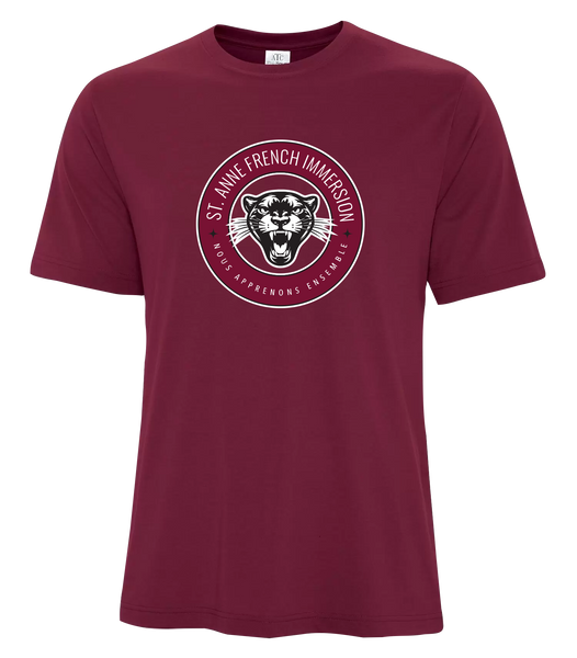 St. Anne French Immersion Youth Cotton T-Shirt with Printed logo