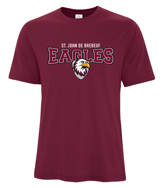 St. John de Brebeuf Adult Pro Spun T-Shirt with Printed Logo