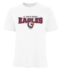 St. John de Brebeuf Adult Pro Spun T-Shirt with Printed Logo
