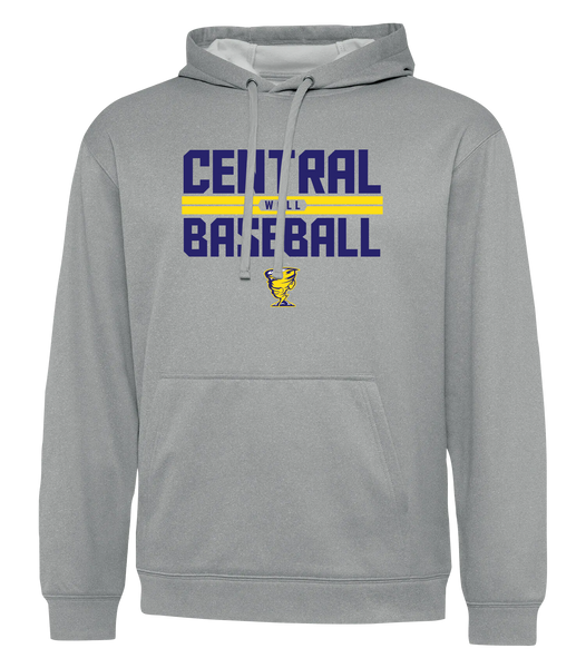 Central Baseball Adult Dri-Fit Hoodie With Printed Logo
