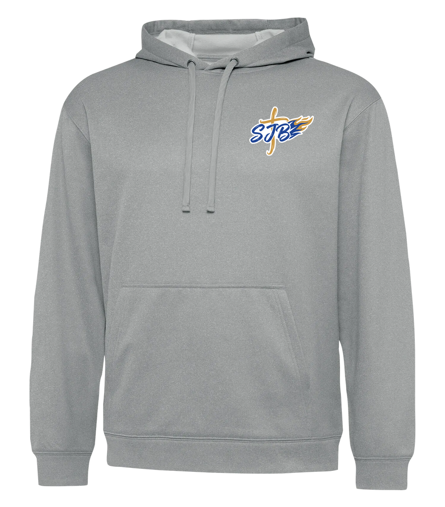 St. John the Baptist Staff Adult Dri-Fit Hoodie With Printed Logo