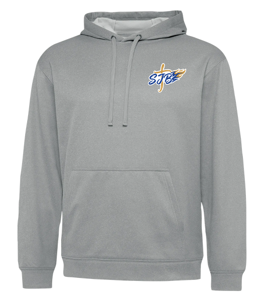 St. John the Baptist Staff Adult Dri-Fit Hoodie With Printed Logo