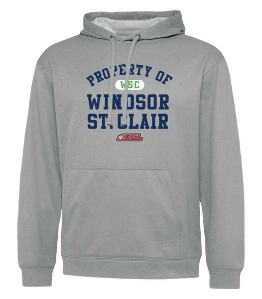Property of Windsor St. Clair Basketball Adult Dri-Fit Hoodie With Printed Logo
