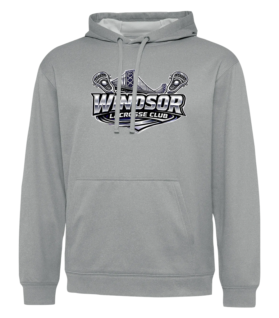 Windsor Lacrosse Club Adult Dri-Fit Hoodie With Printed Logo